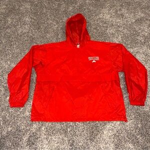 Champion Martha’s Vineyard Red Windbreaker Jacket Men’s Size Large
